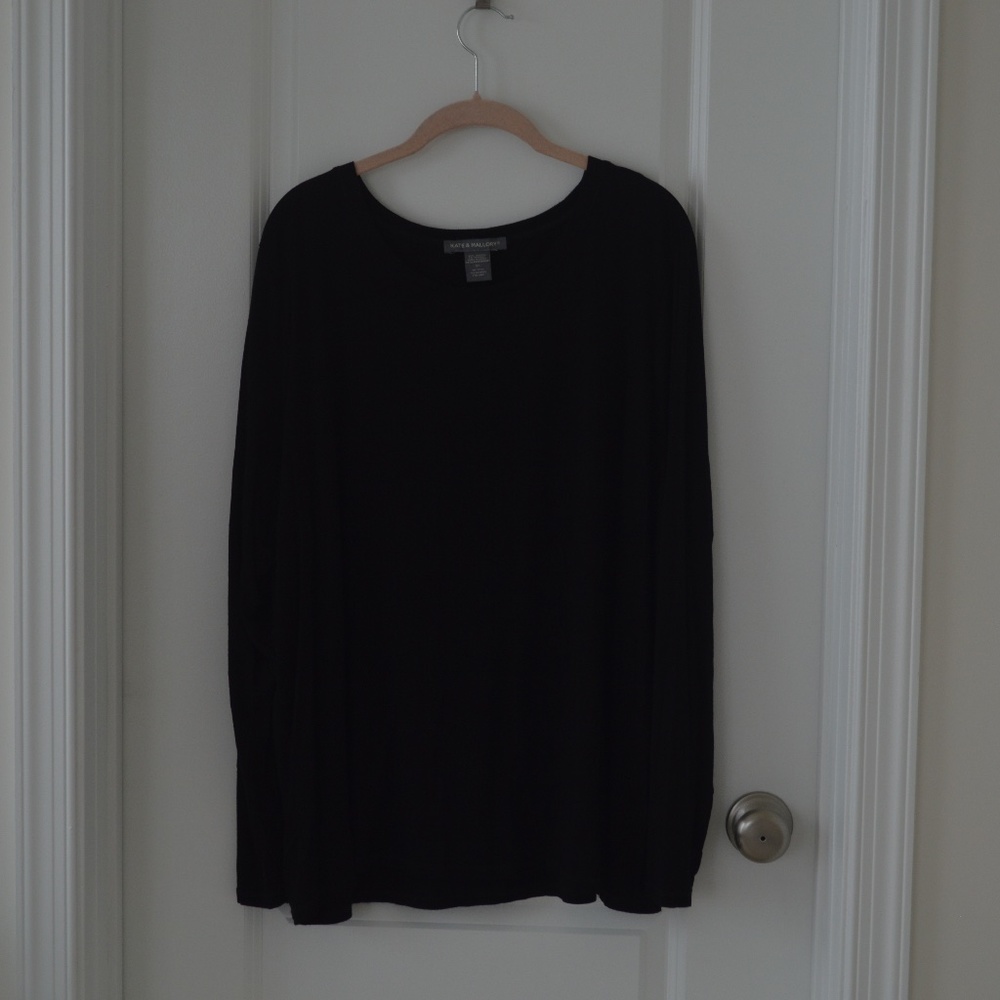 Kate & Mallory Black Knit Top